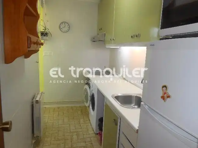 Cuina de Pis de lloguer en Madrid amb Aire condicionat, Parquet i Terrassa