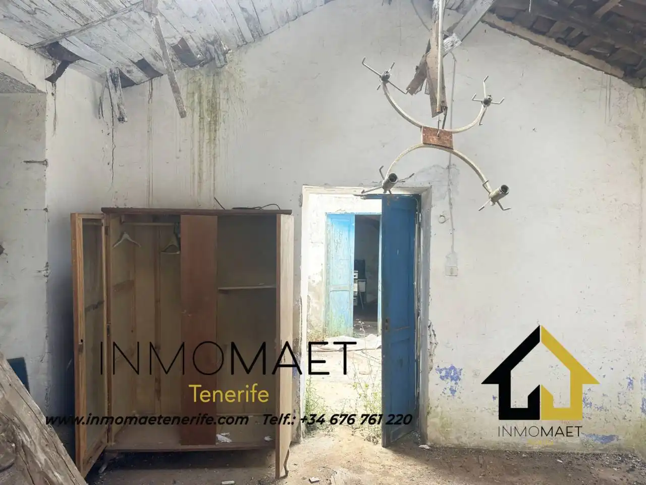 Außenansicht von Wohnung zum Verkauf in Buenavista del Norte mit Heizung, Privatgarten und Terrasse