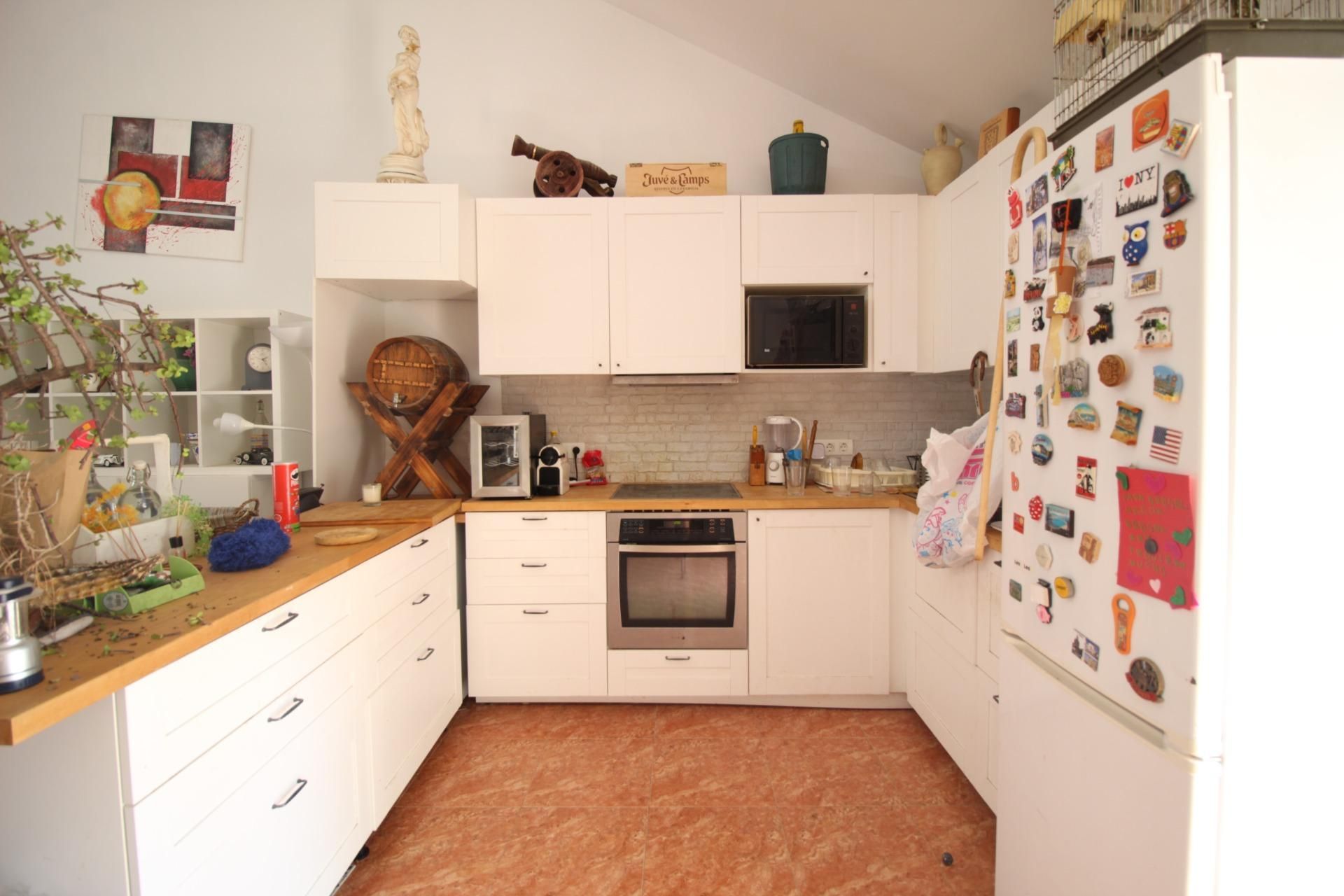Cuina de Casa adosada en venda en Quart de les Valls amb Aire condicionat, Terrassa i Traster