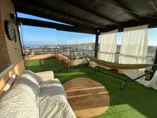 Terraza de Dúplex de alquiler en Alicante / Alacant con Aire acondicionado, Calefacción y Terraza