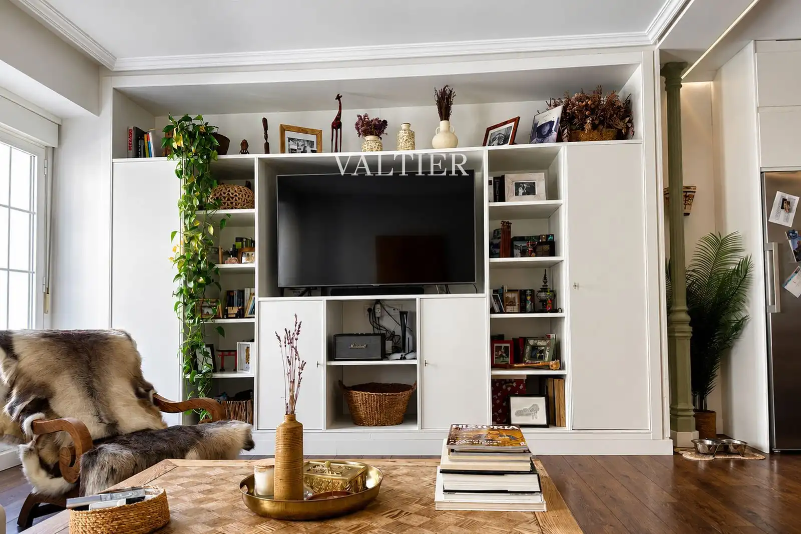 Living room of Flat for rent in Madrid  with Air Conditioner