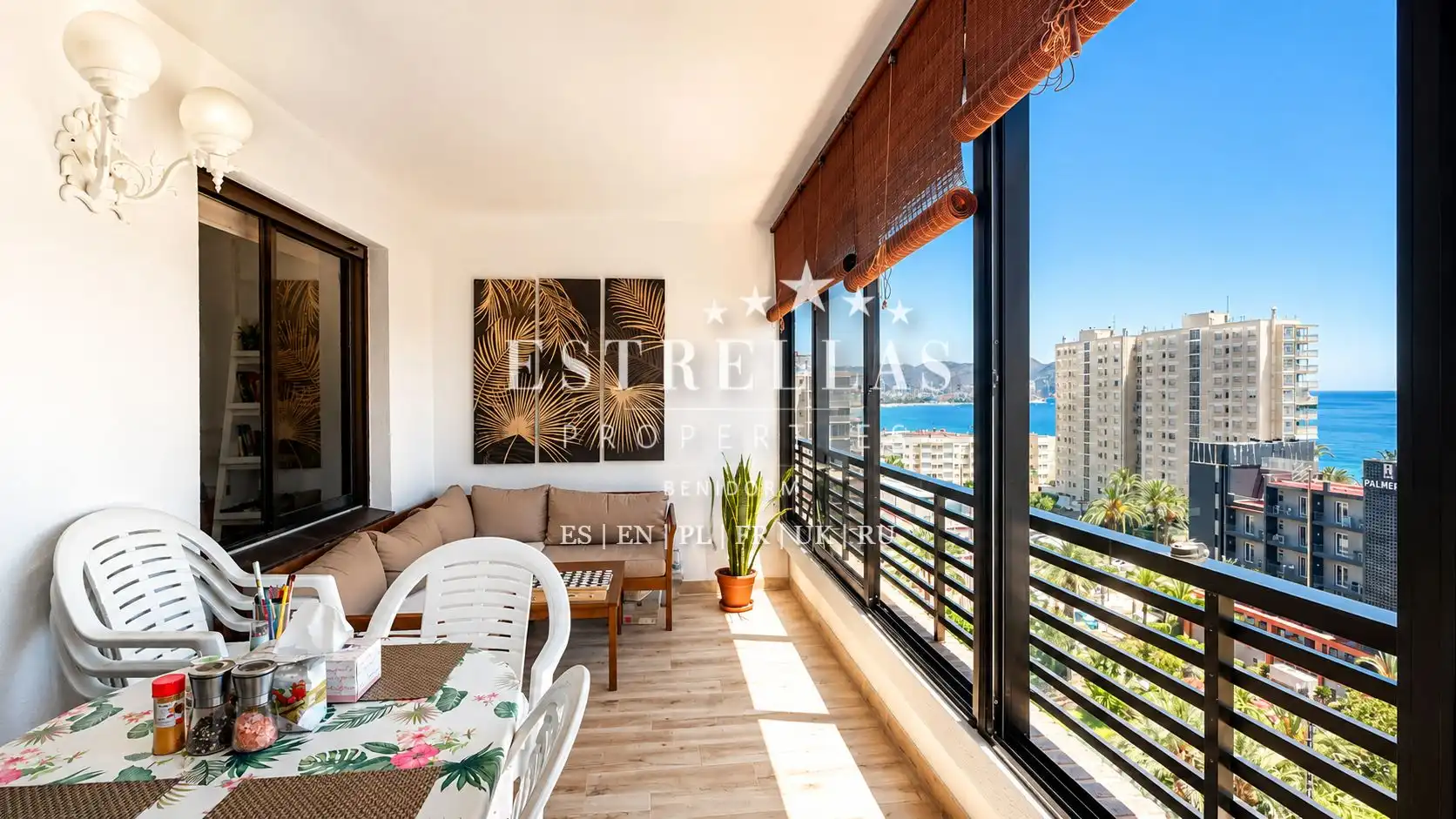 Balcony of Apartments for sale in Benidorm  with Air Conditioner, Heating and Private garden