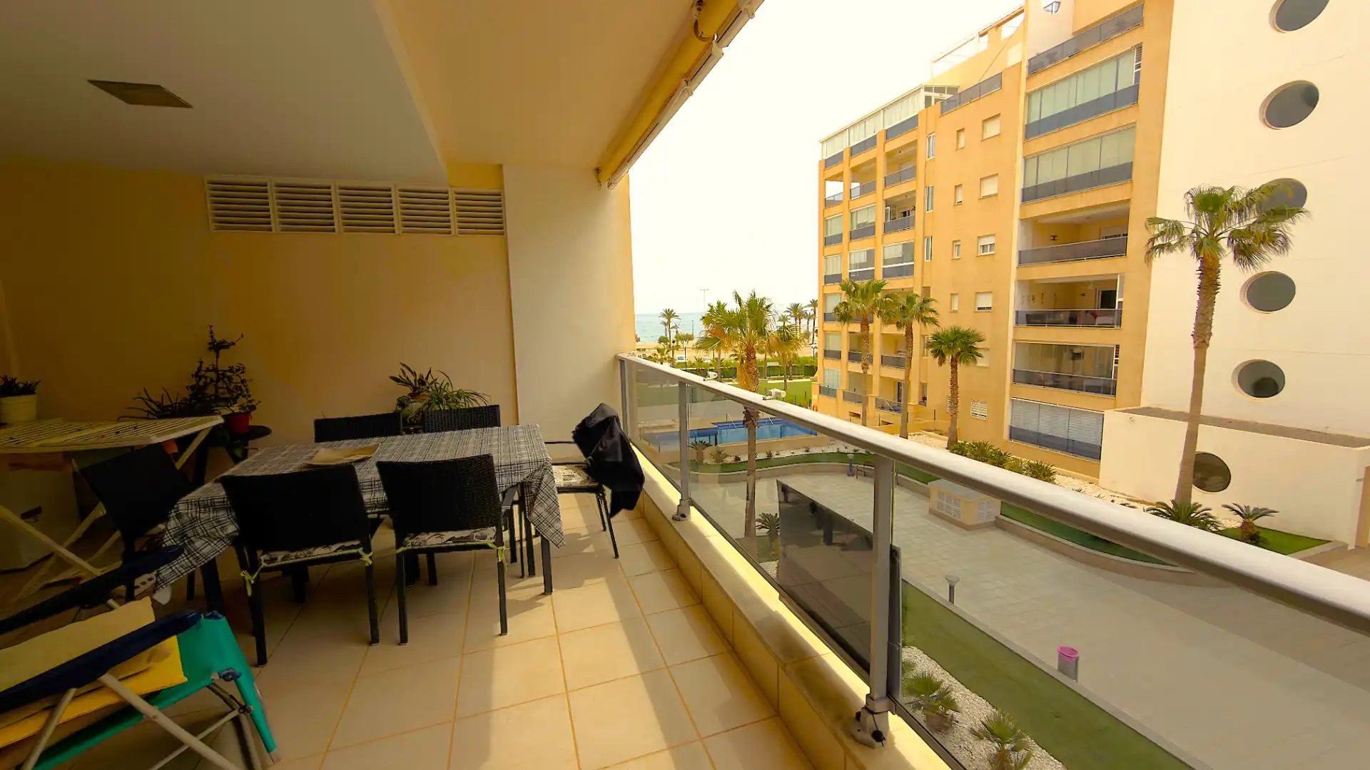 Terrace of Flat for sale in Roquetas de Mar  with Air Conditioner, Heating and Terrace