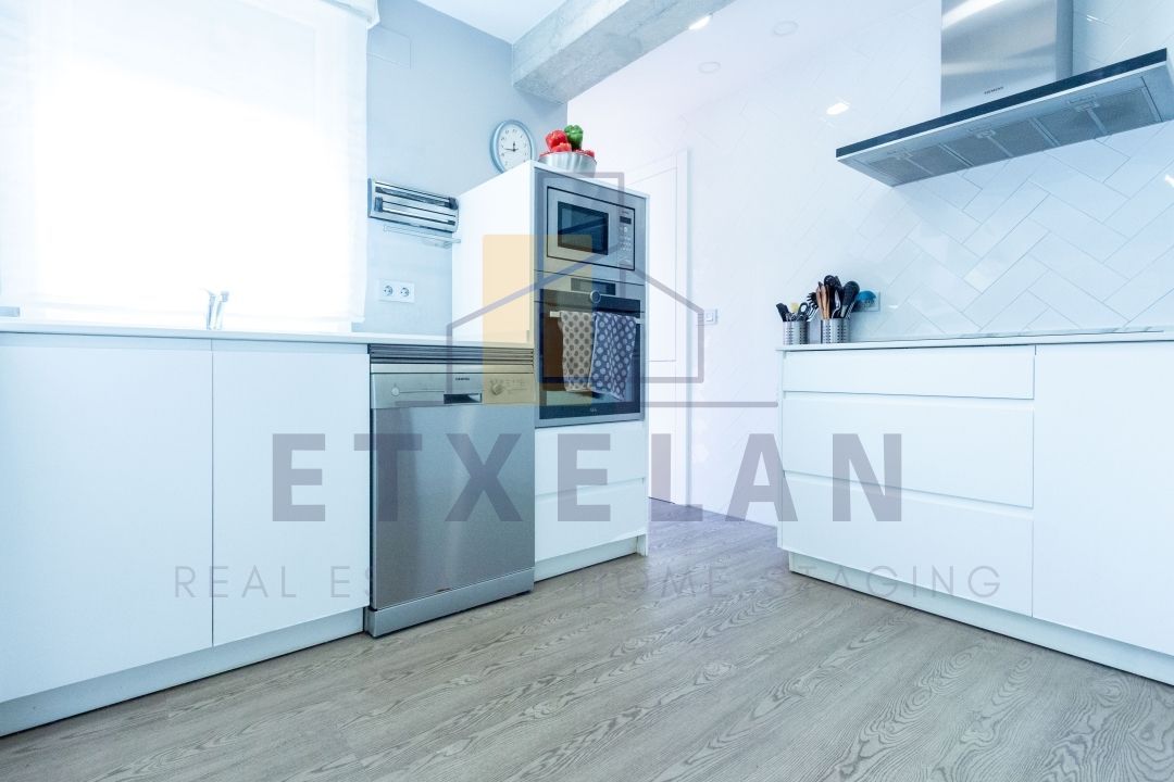 Kitchen of Flat for sale in Markina-Xemein  with Air Conditioner, Heating and Furnished