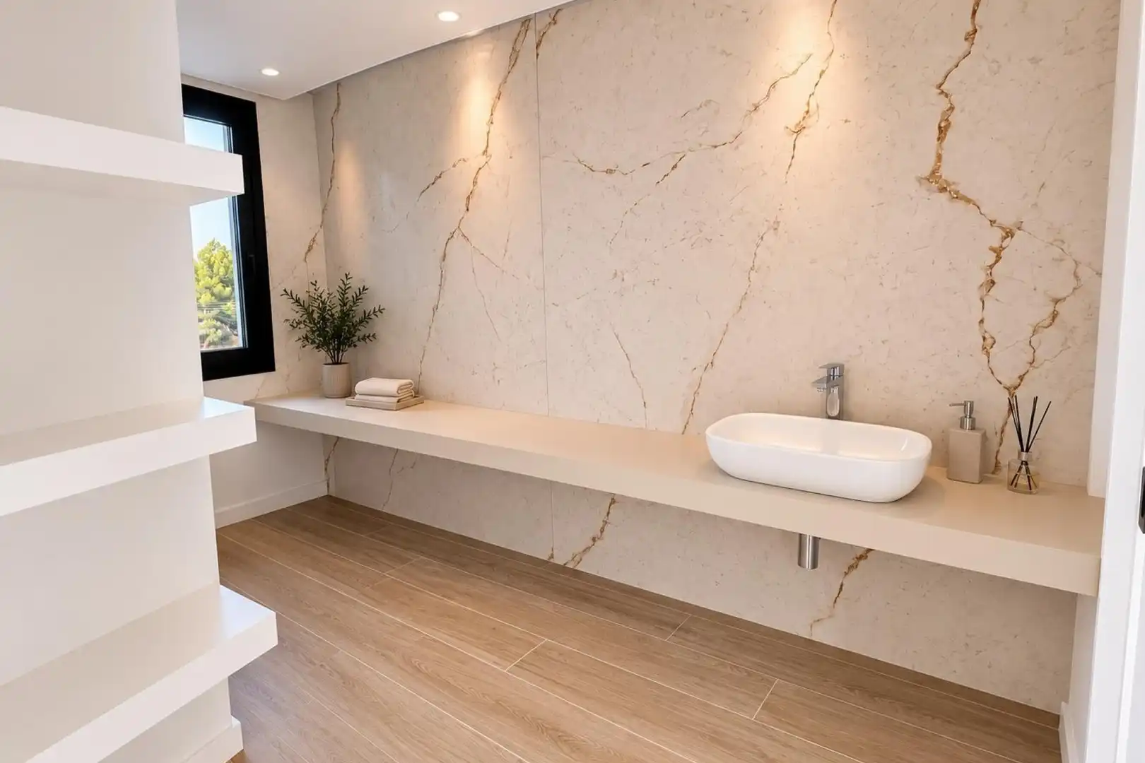 Baño de Casa o chalet en venta en L'Alfàs del Pi con Aire acondicionado, Calefacción y Terraza