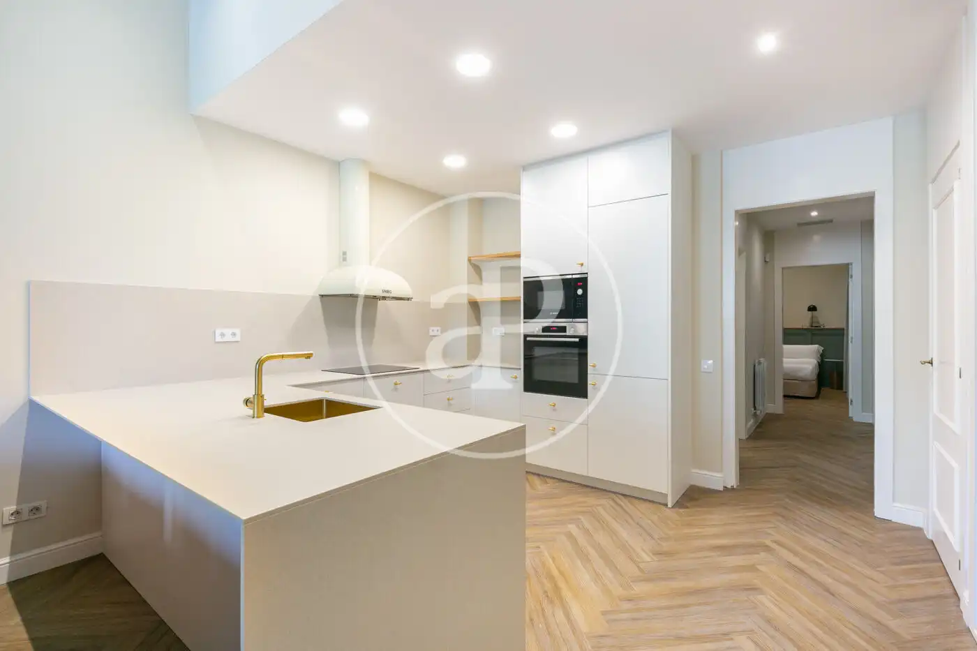 Kitchen of Flat for sale in Barcelona  with Air Conditioner, Heating and Private garden