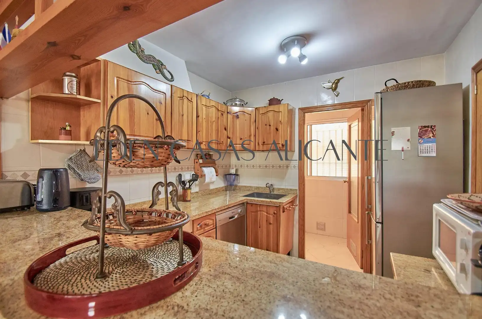 Kitchen of Flat for sale in El Campello  with Air Conditioner, Heating and Private garden