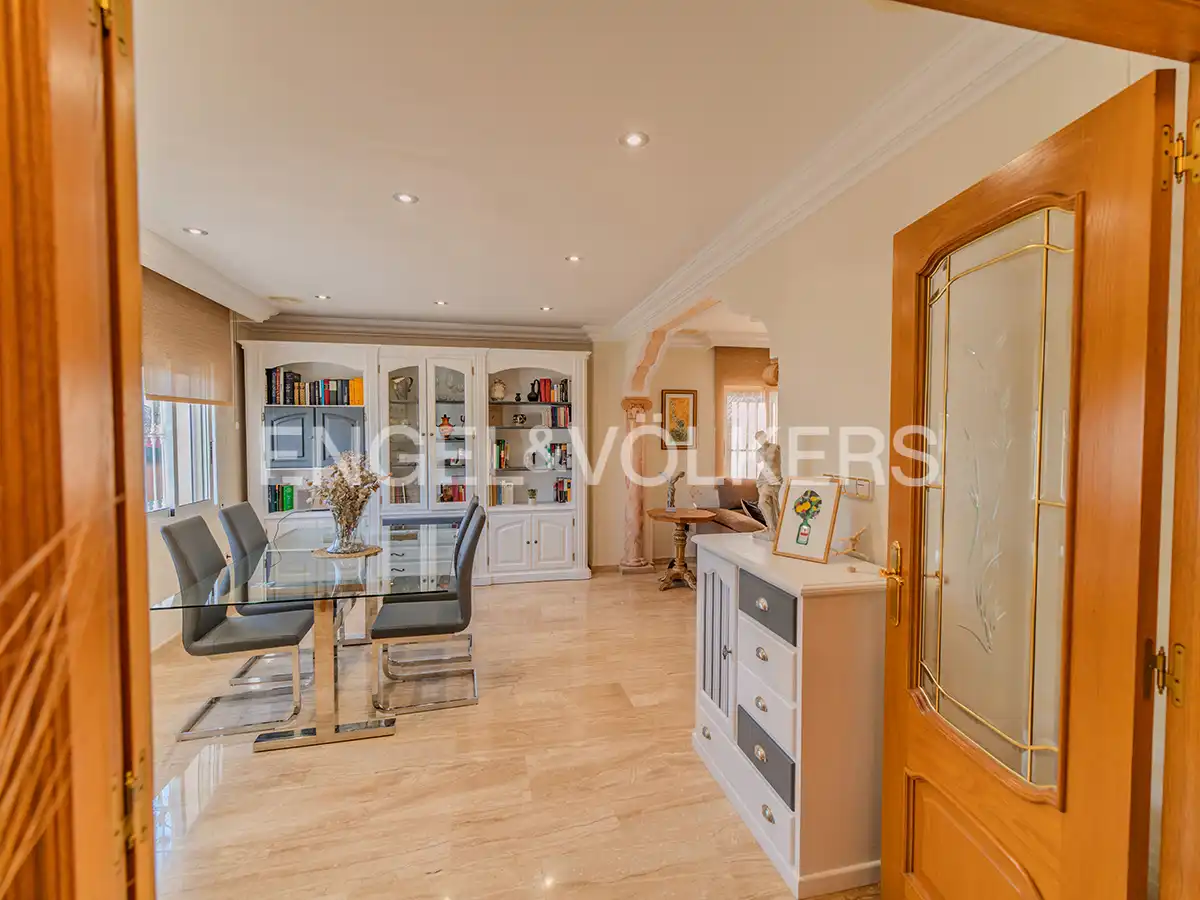 Dining room of Houses for sale in San Vicente del Raspeig / Sant Vicent del Raspeig  with Air Conditioner, Heating and Private garden