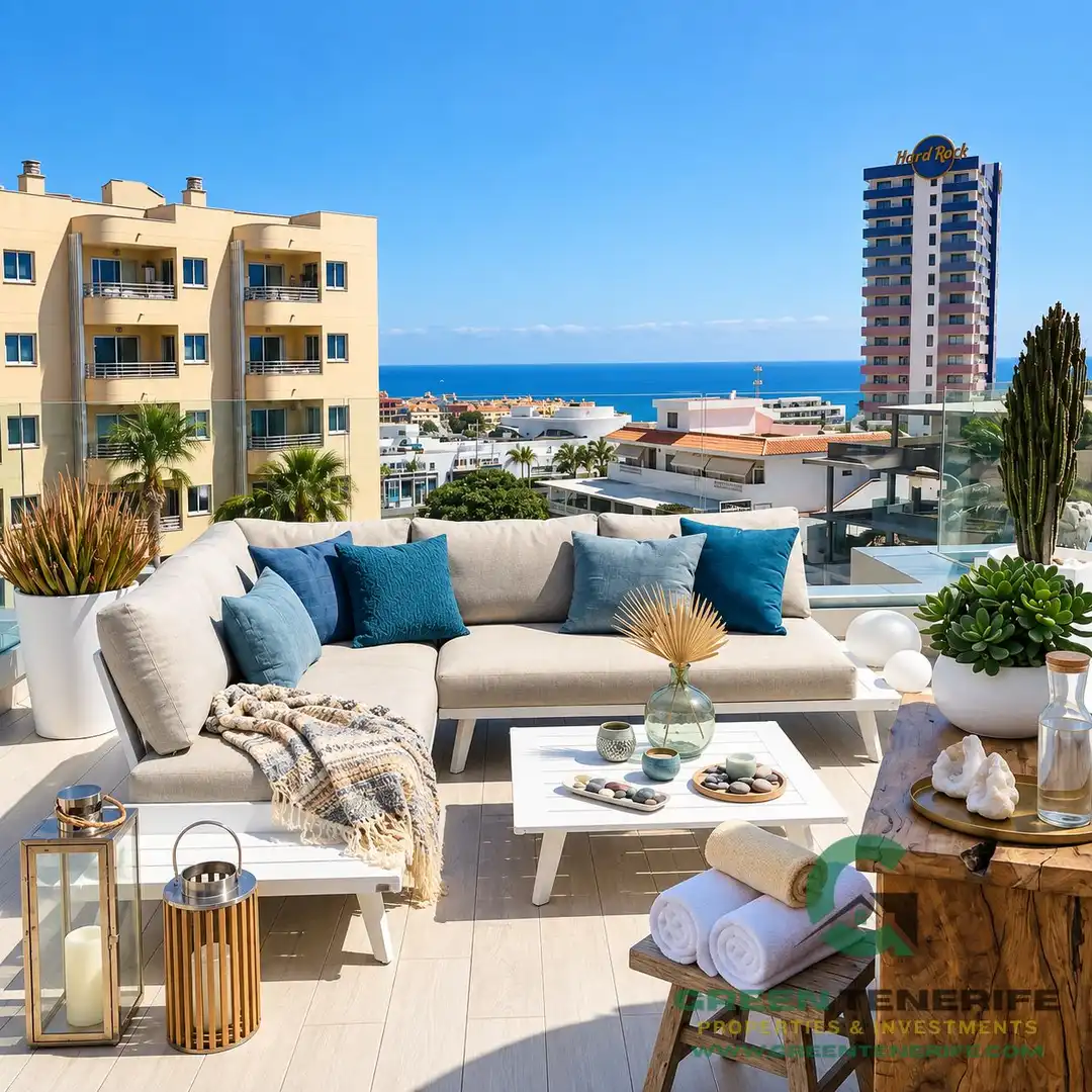 Terraza de Piso en venta en Adeje con Aire acondicionado, Terraza y Piscina