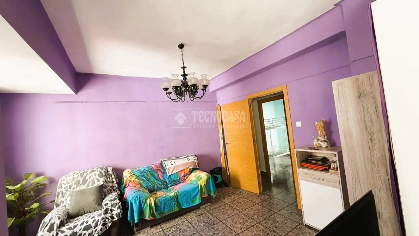 Sala de estar de Piso en venta en Valencia con Aire acondicionado y Balcón