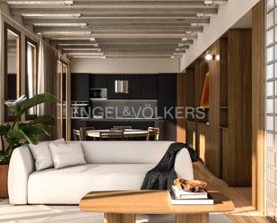 Living room of Apartment for sale in  Barcelona Capital  with Air Conditioner, Heating and Parquet flooring