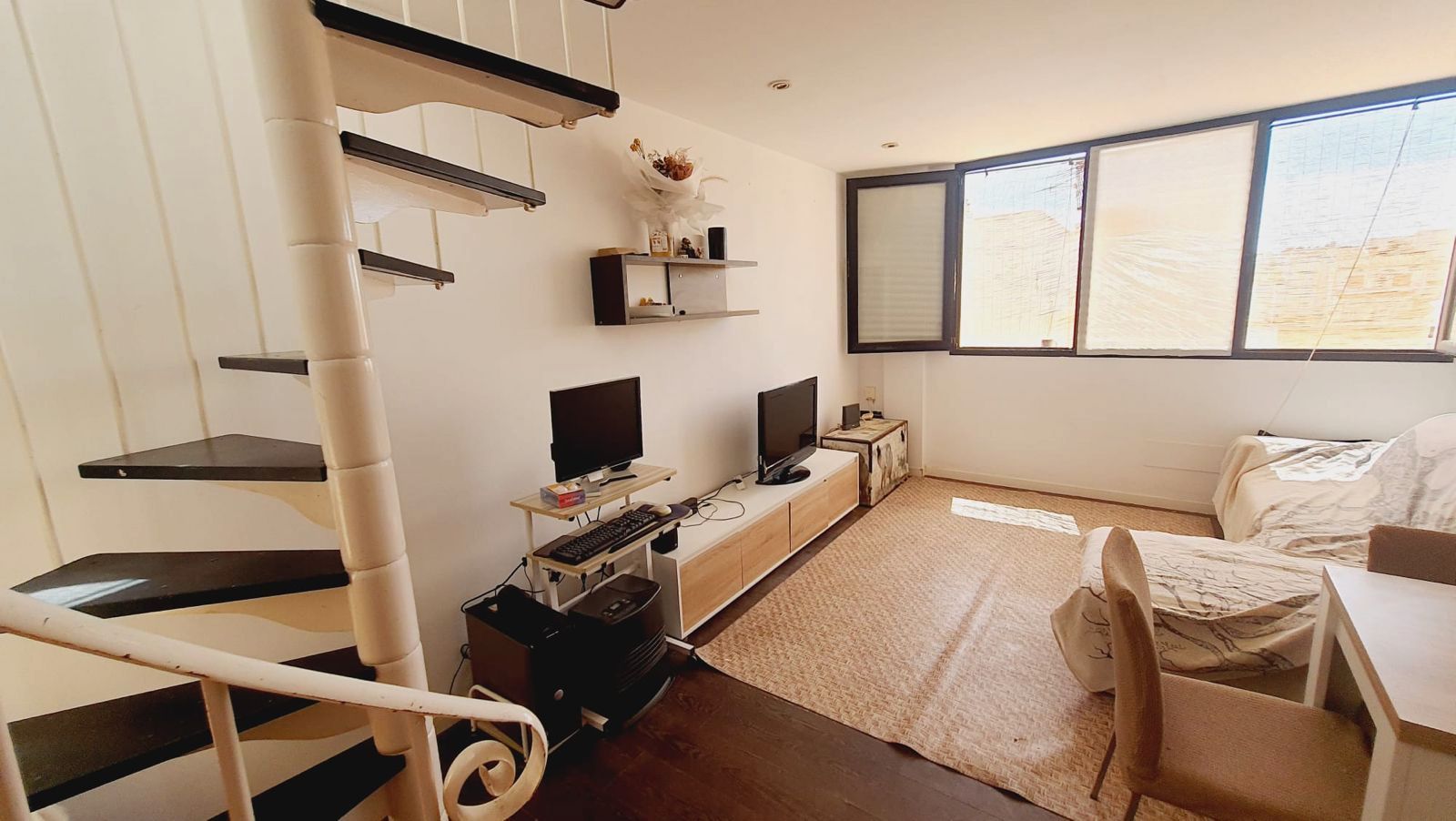 Sala d'estar de Pis en venda en  Palma de Mallorca amb Aire condicionat, Calefacció i Terrassa