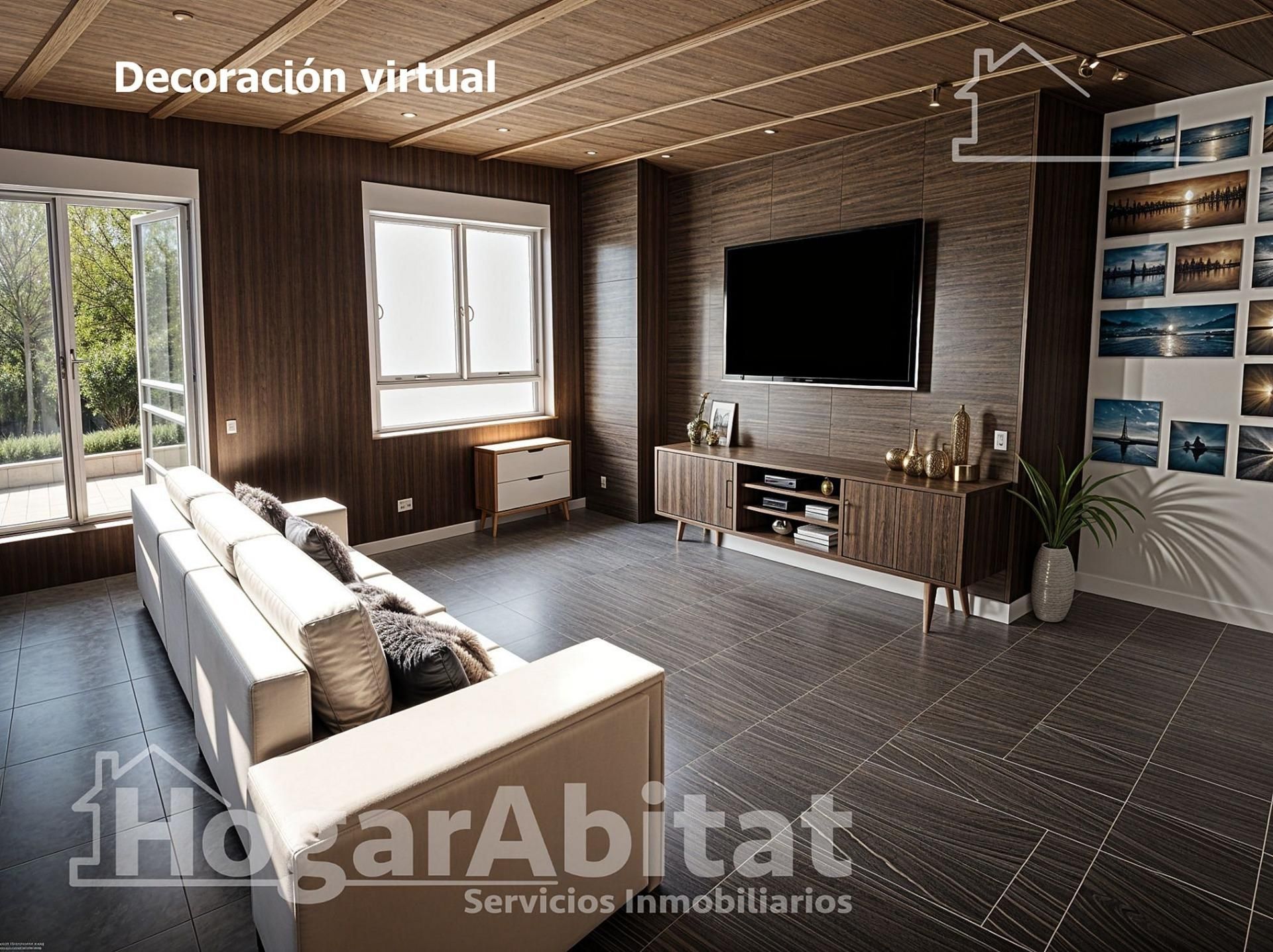 Sala de estar de Piso en venta en Benasal con Terraza