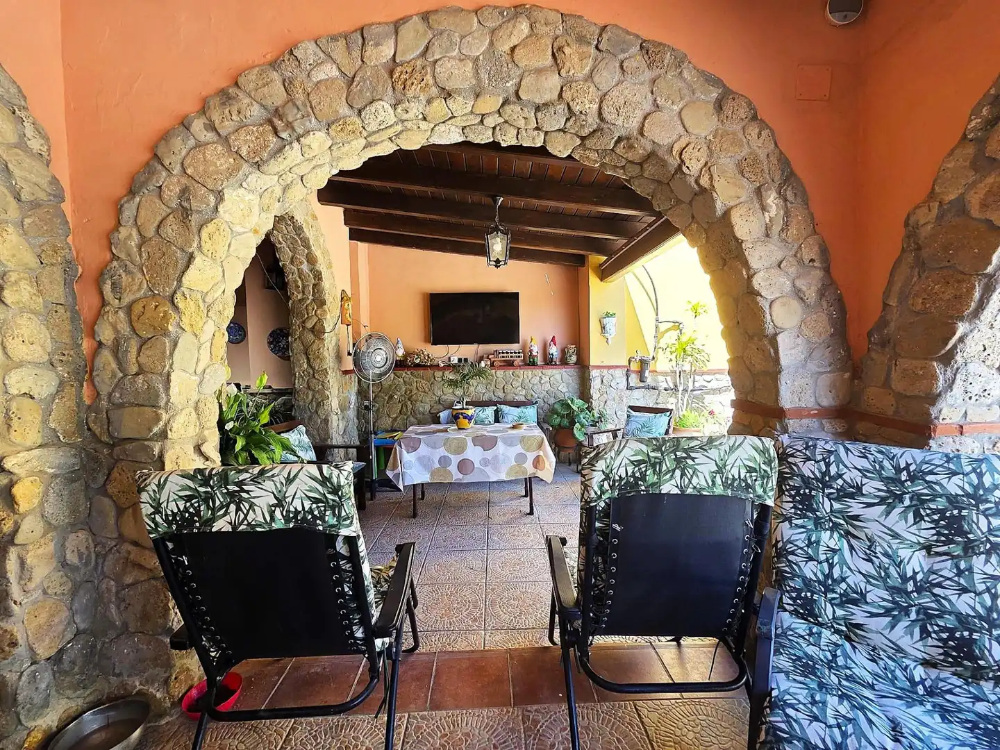 Terrasse von Haus oder Chalet zum Verkauf in Chiclana de la Frontera mit Privatgarten, Abstellraum und Schwimmbad