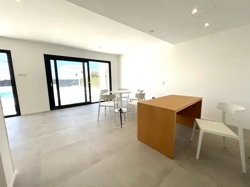 Esszimmer von Haus oder Chalet zum Verkauf in Llucmajor mit Klimaanlage, Privatgarten und Terrasse
