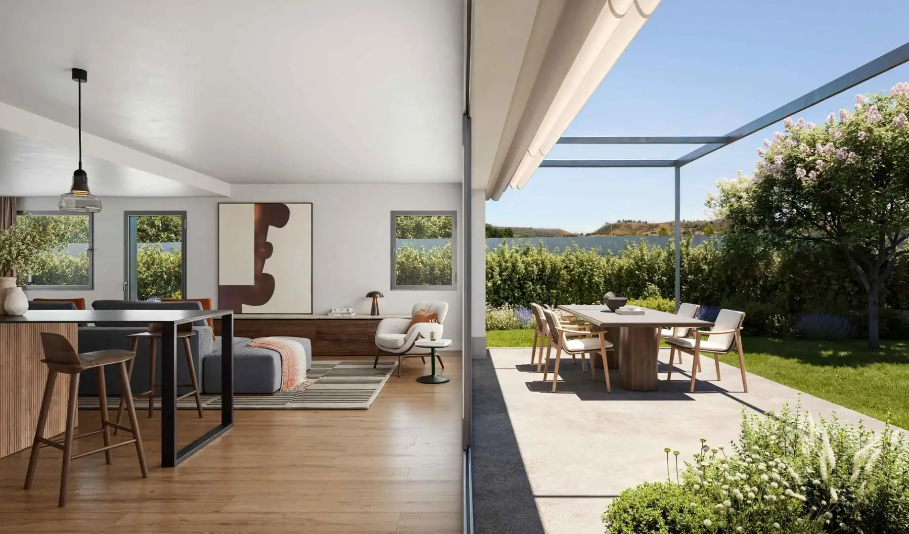 Terraza de Casa o chalet en venta en Tierz con Aire acondicionado, Calefacción y Jardín privado
