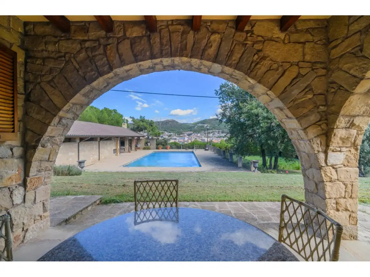 Terrasse von Haus oder Chalet zum Verkauf in Sant Vicenç de Castellet mit Klimaanlage, Heizung und Privatgarten