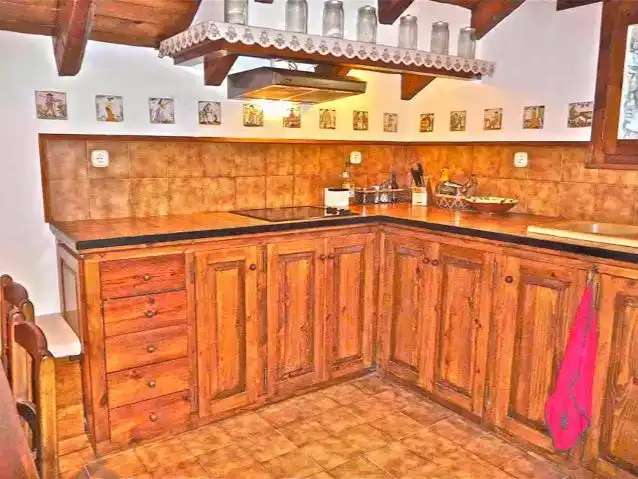 Küche von Country house zur Miete in Sallent de Gállego mit Balkon