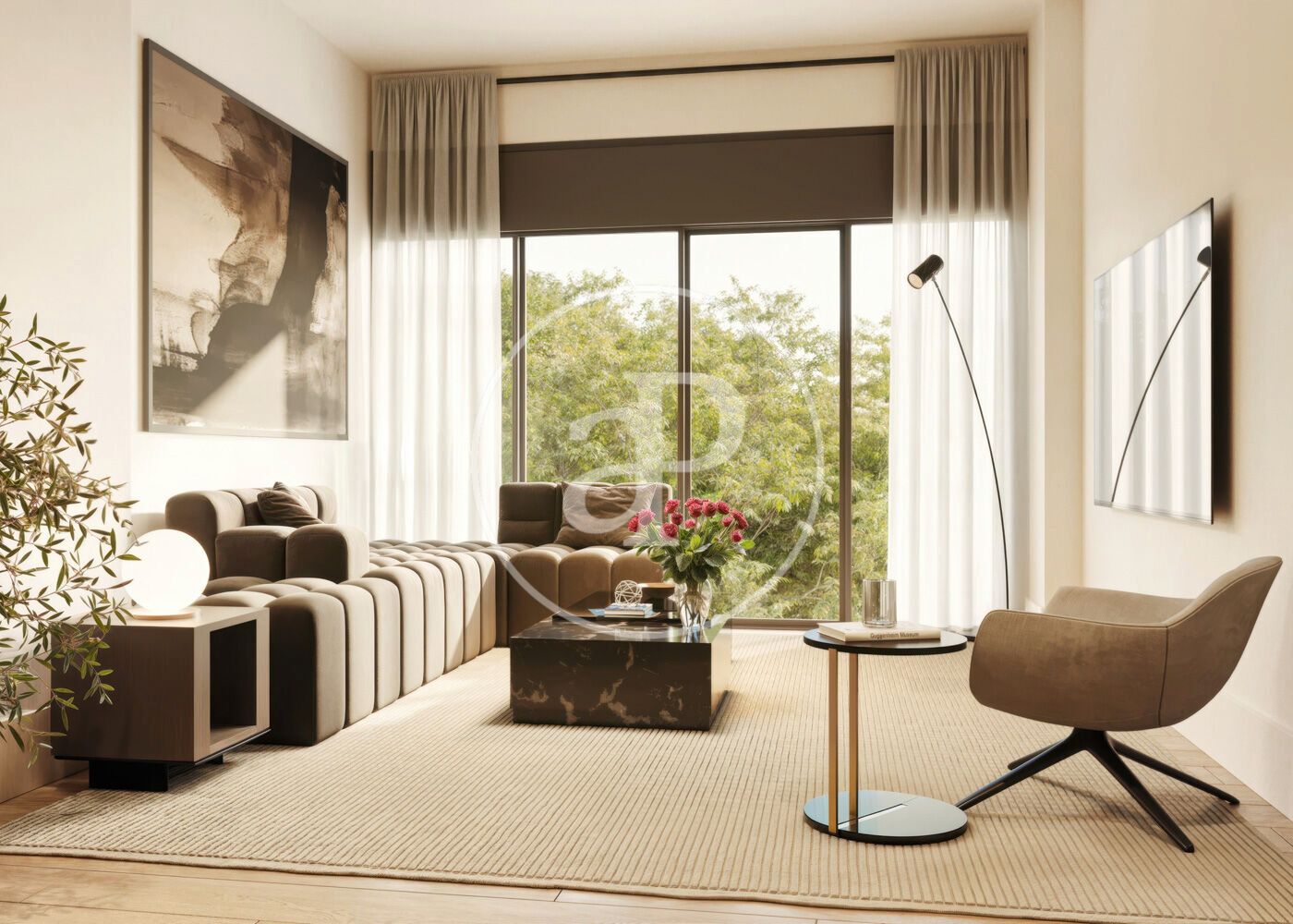 Sala d'estar de Pis en venda en  Barcelona Capital amb Aire condicionat, Calefacció i Traster