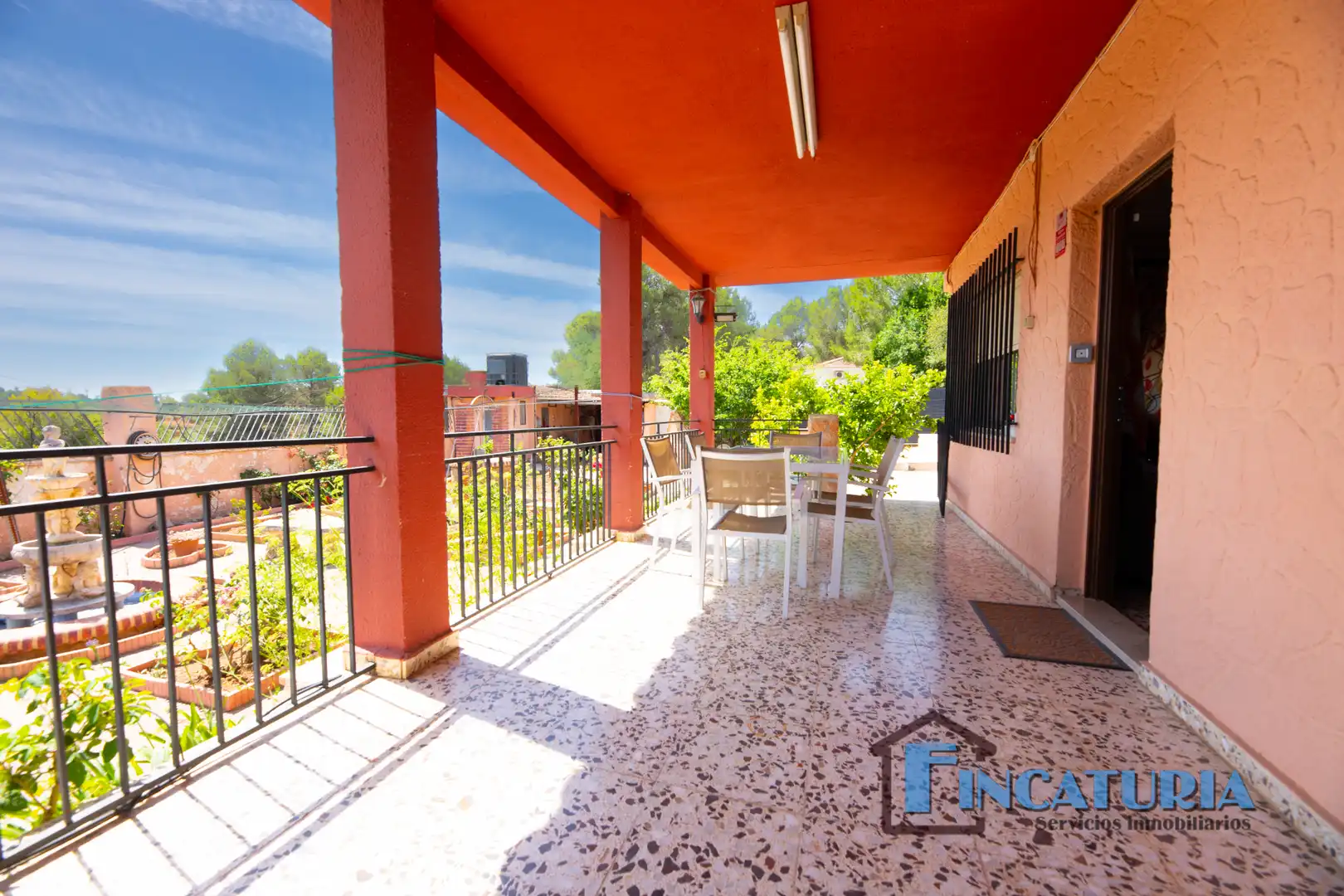 Terrassa de Casa o xalet en venda en Vilamarxant amb Aire condicionat, Jardí privat i Terrassa