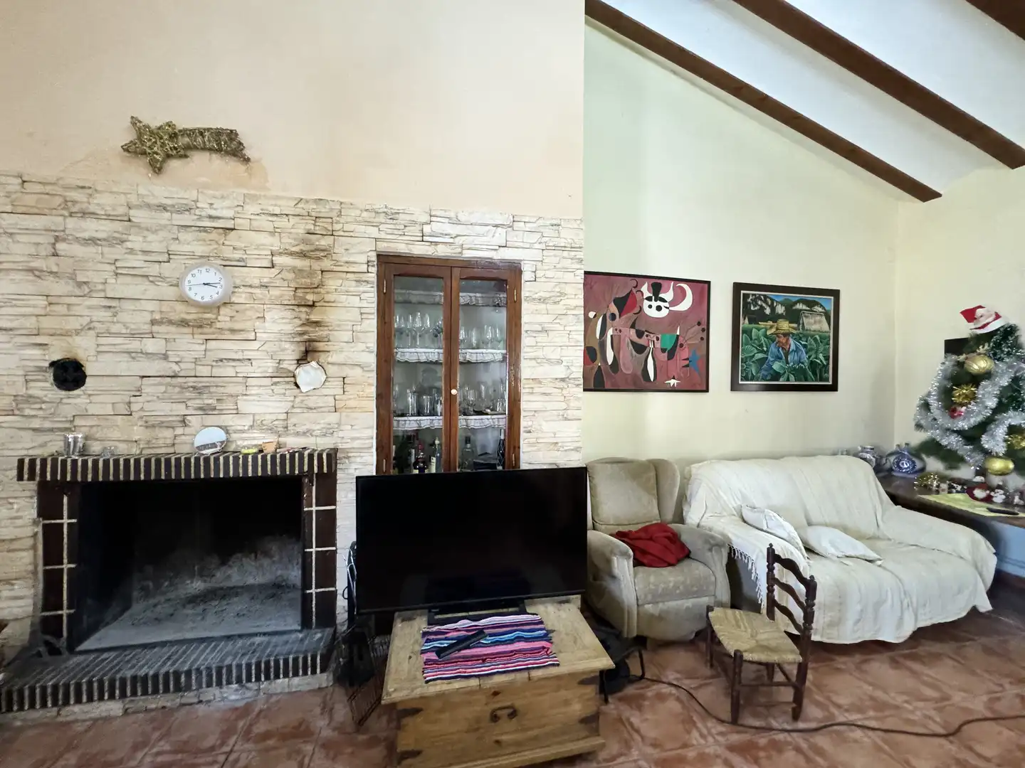 Sala d'estar de Casa o xalet en venda en Caravaca de la Cruz amb Aire condicionat, Jardí privat i Traster