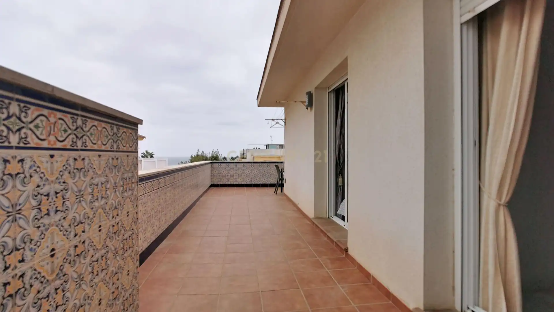 Terrace of Apartments for rent in Mijas  with Air Conditioner and Washing machine