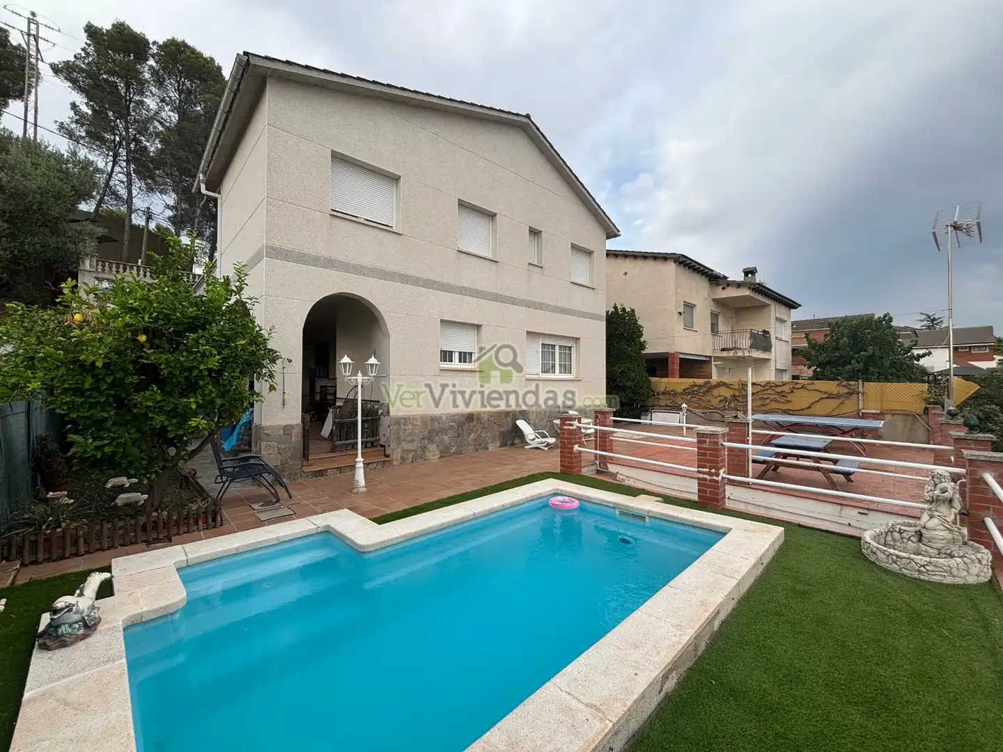 Jardí de Casa o xalet en venda en Piera amb Aire condicionat, Calefacció i Jardí privat