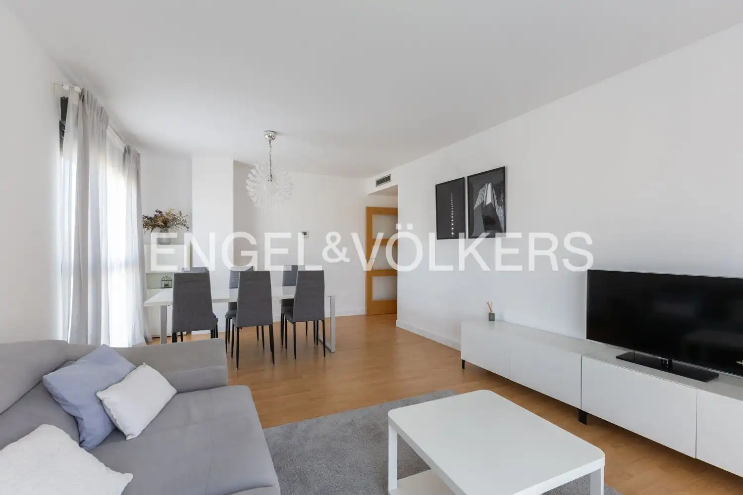 Living room of Flat for rent in Castellón de la Plana / Castelló de la Plana  with Air Conditioner, Heating and Storage room