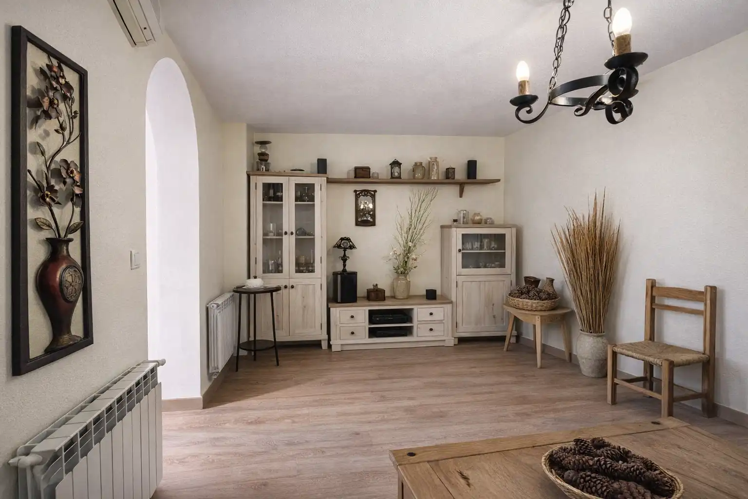 Living room of Detached homes for sale in Almonacid de Zorita  with Air Conditioner, Heating and Private garden