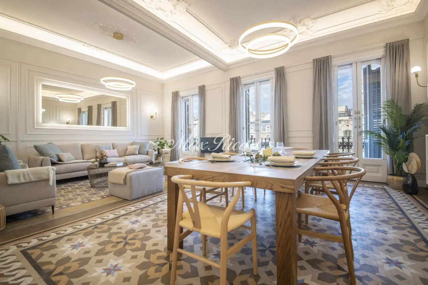 Esszimmer von Wohnung zur Miete in Barcelona mit Klimaanlage, Heizung und Abstellraum