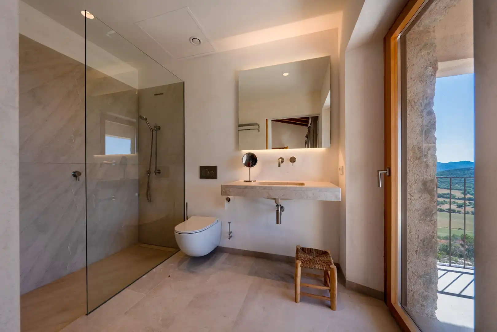 Badezimmer von Country house zum Verkauf in Son Servera mit Klimaanlage, Heizung und Terrasse