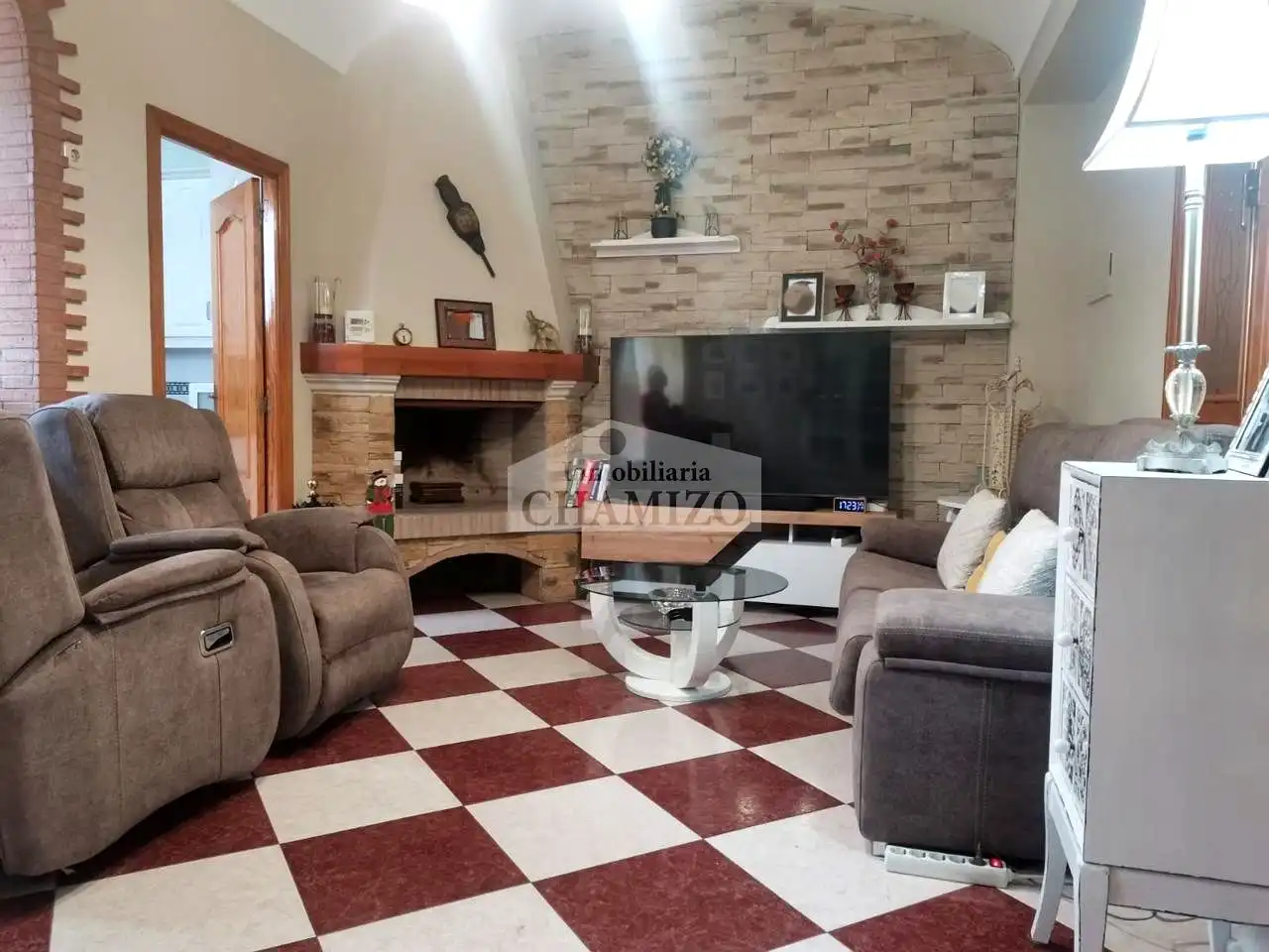 Sala de estar de Piso en venta en Villanueva de la Serena con Calefacción, Terraza y Trastero