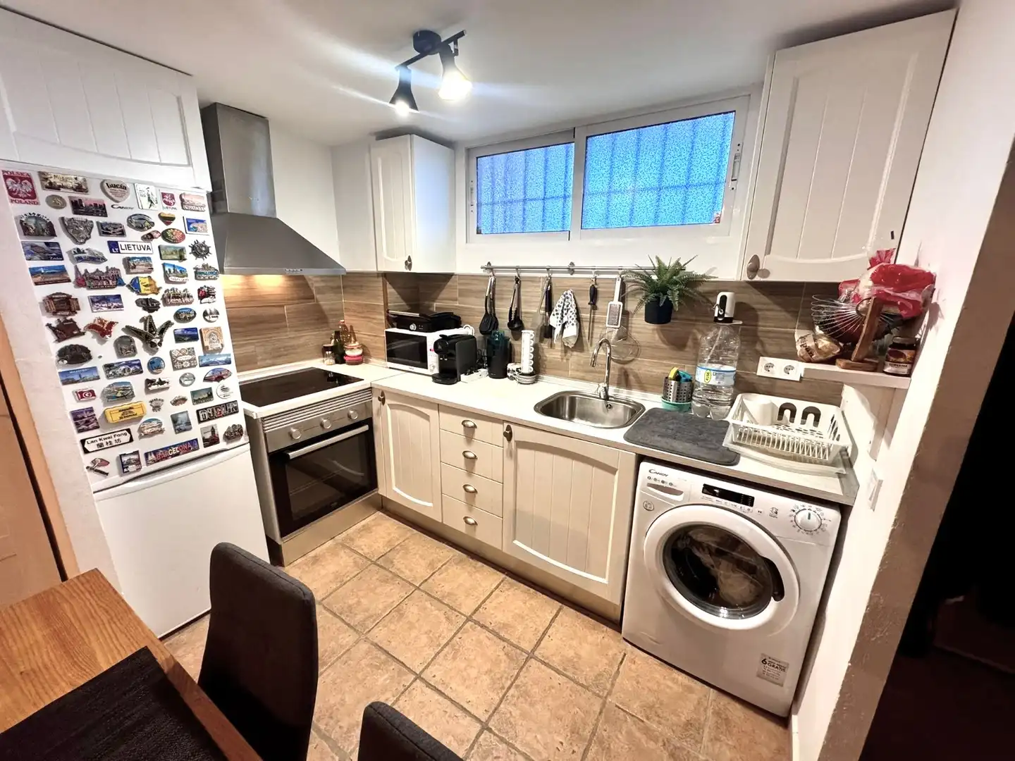 Cuina de Apartament en venda en Valencia amb Aire condicionat, Jardí privat i Terrassa