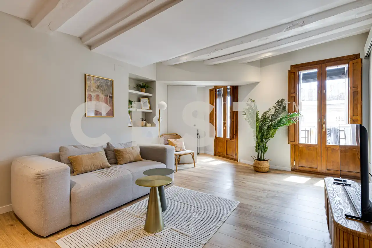 Living room of Apartments for sale in Barcelona  with Air Conditioner, Heating and Parquet flooring