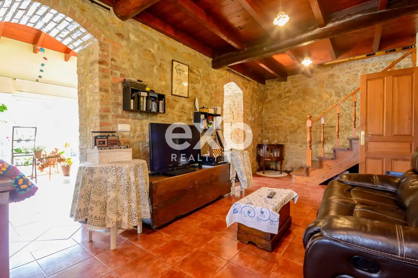 Living room of Houses for sale in Langreo  with Heating, Private garden and Swimming Pool