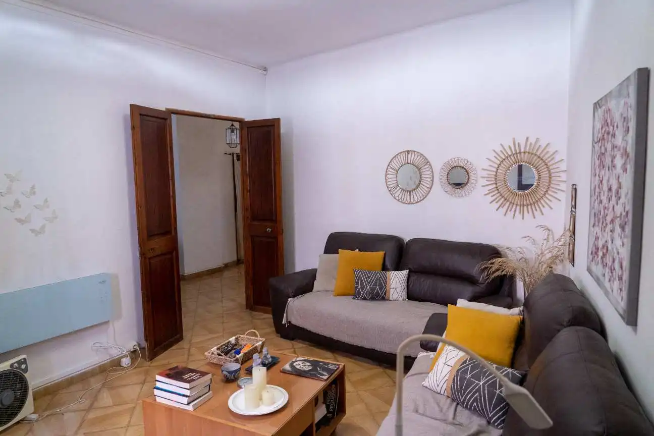 Living room of Detached homes for sale in Santanyí  with Air Conditioner, Private garden and Terrace