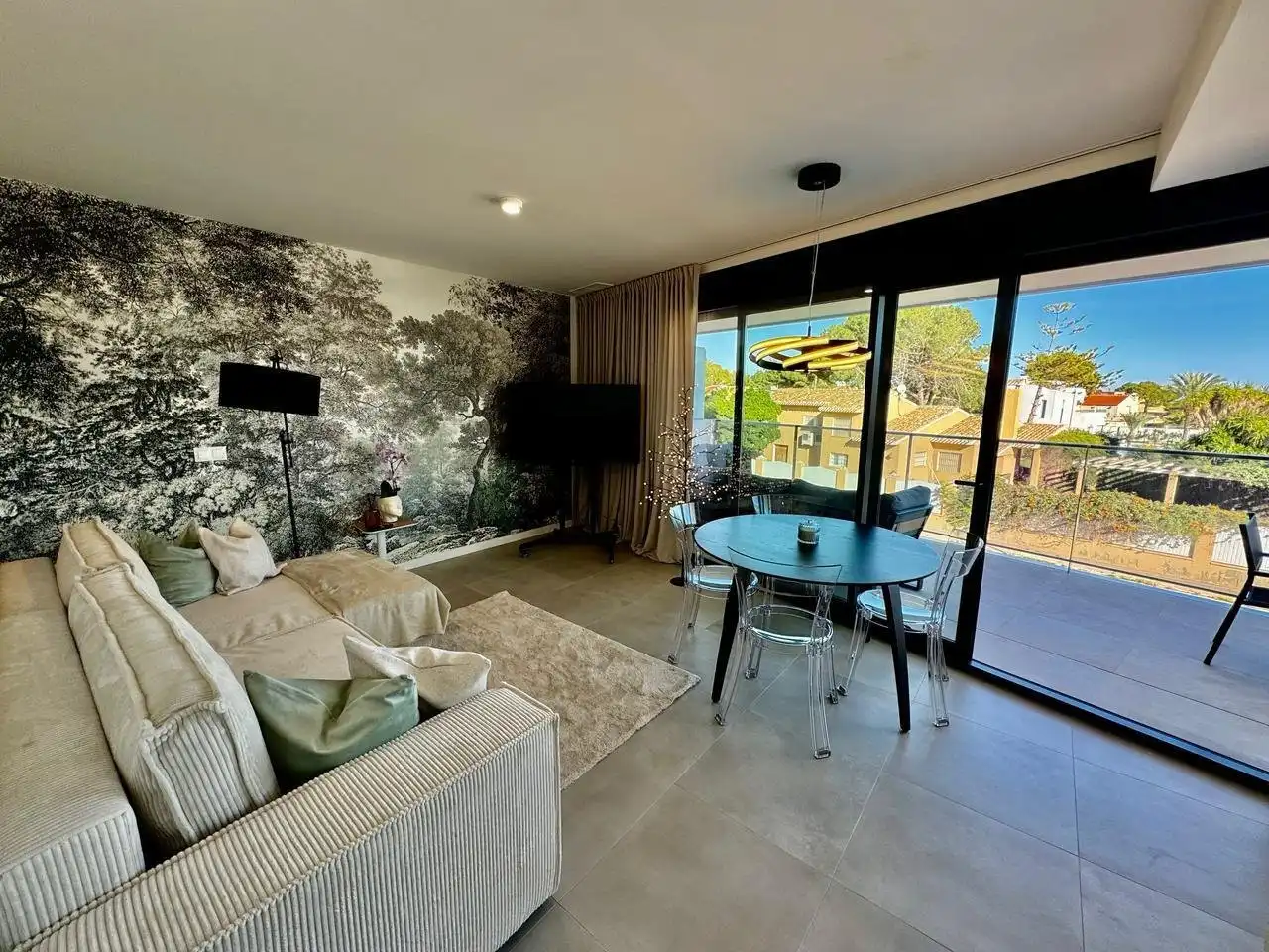 Sala d'estar de Apartament en venda en Orihuela amb Calefacció, Piscina i Moblat
