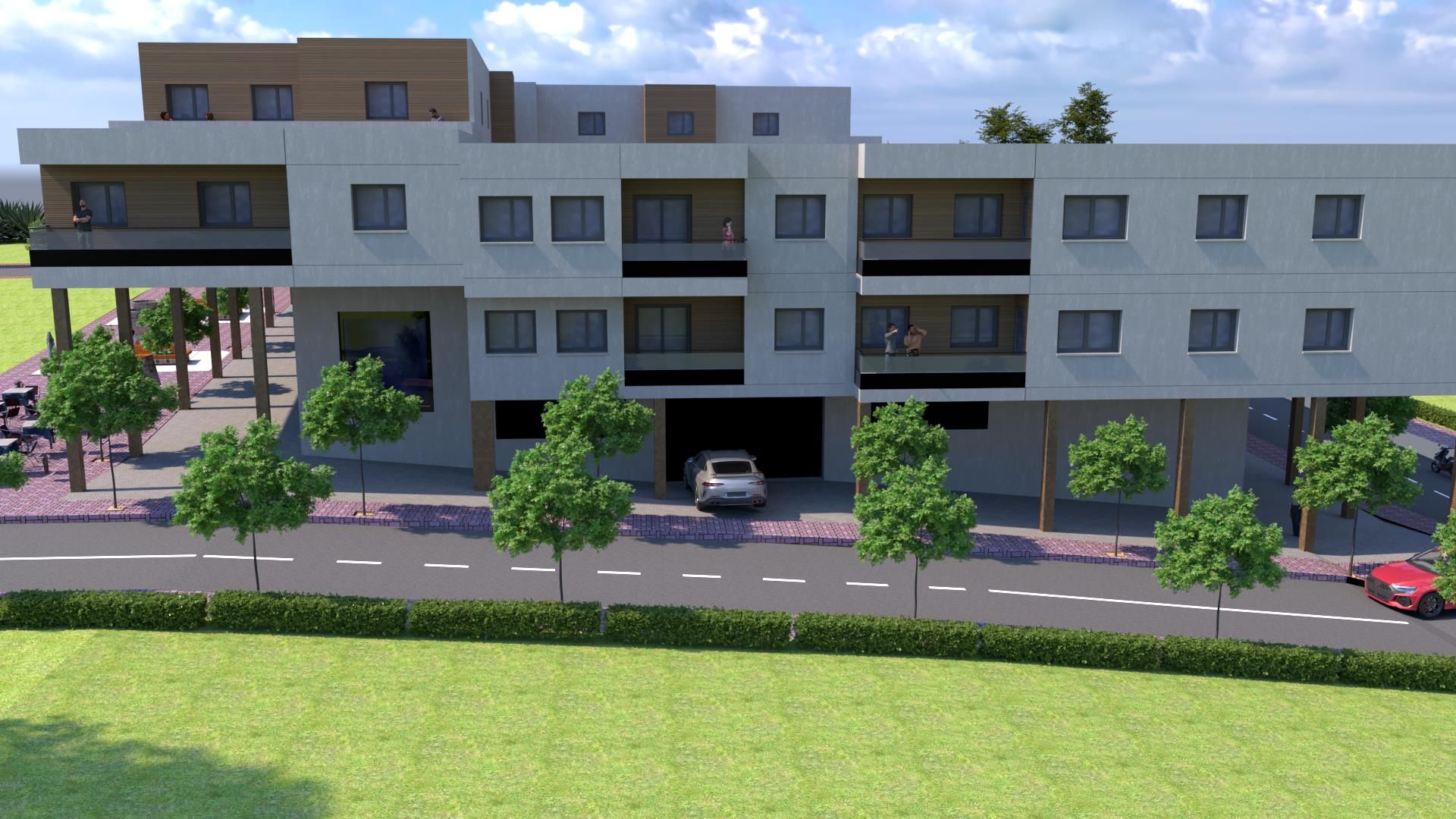 Exterior view of Flat for sale in Plasencia  with Air Conditioner, Terrace and Storage room
