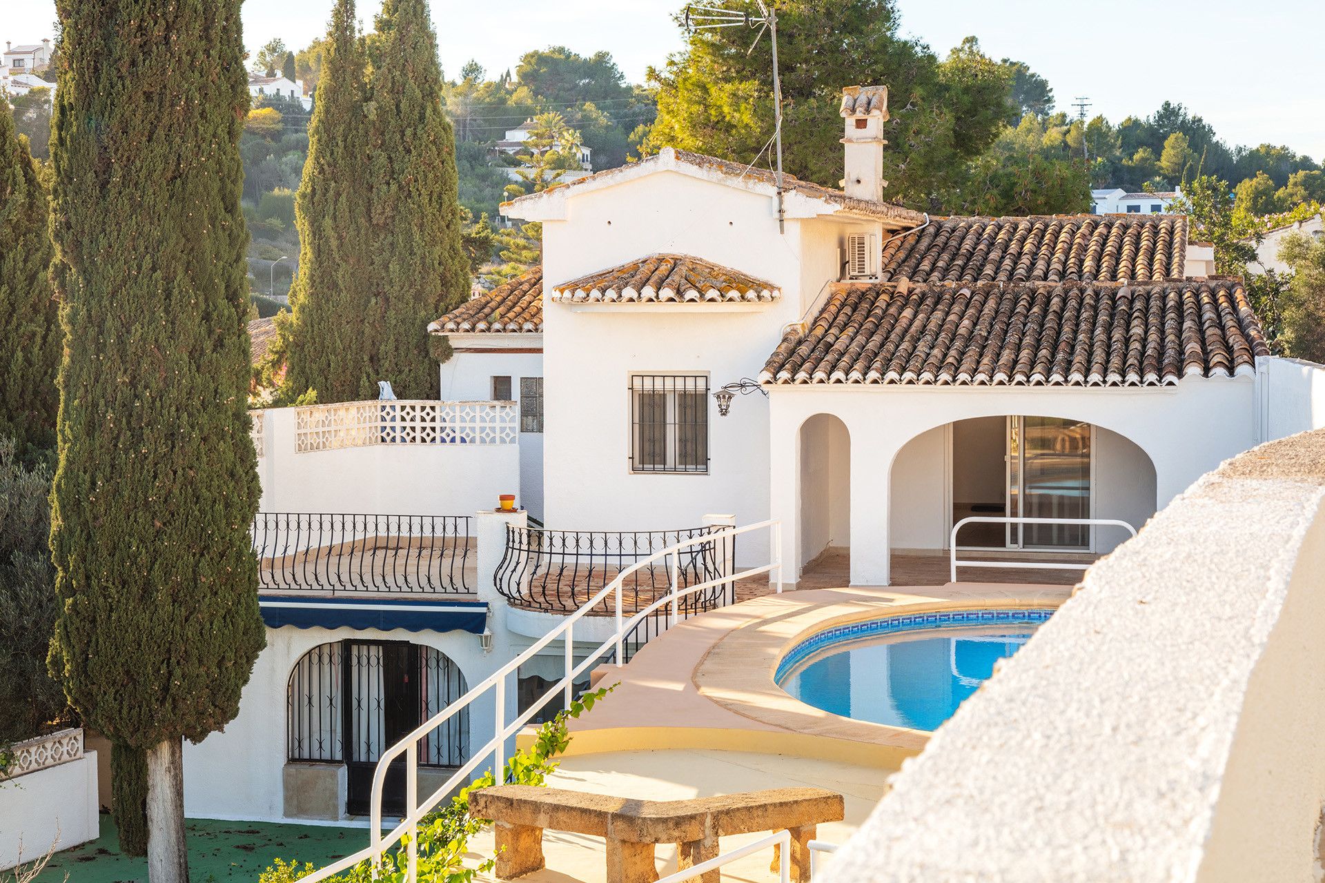 Exterior view of House or chalet for sale in Jávea / Xàbia  with Air Conditioner, Private garden and Terrace