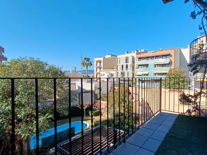 Exterior view of Flat for sale in Molins de Rei  with Parquet flooring, Terrace and Balcony