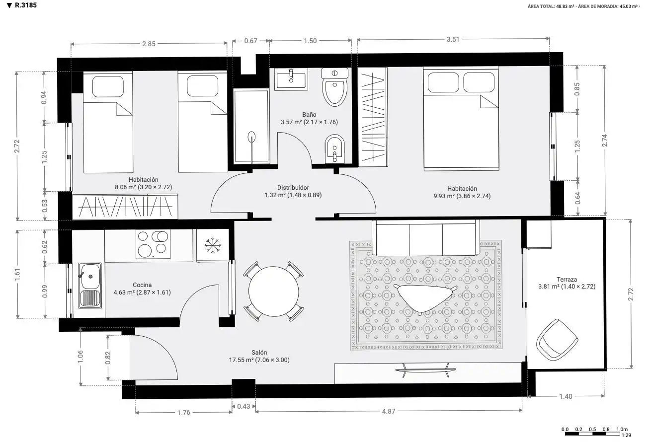 Apartamento en venta en Santa Pola con Aire acondicionado, Terraza y Piscina