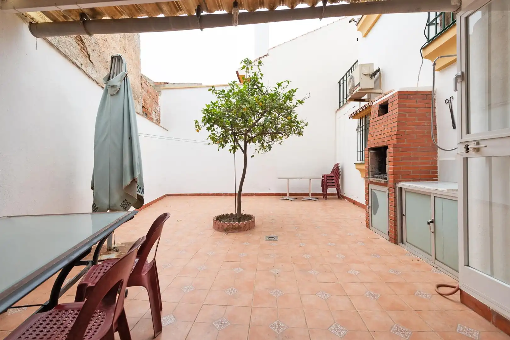 Terraza de Casa adosada en venta en Málaga con Aire acondicionado, Jardín privado y Terraza