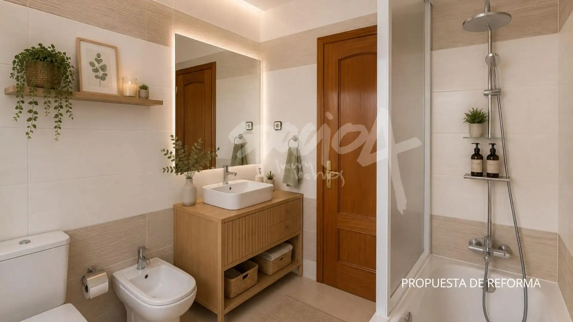 Bathroom of Houses for sale in Sevilla la Nueva  with Heating, Private garden and Terrace