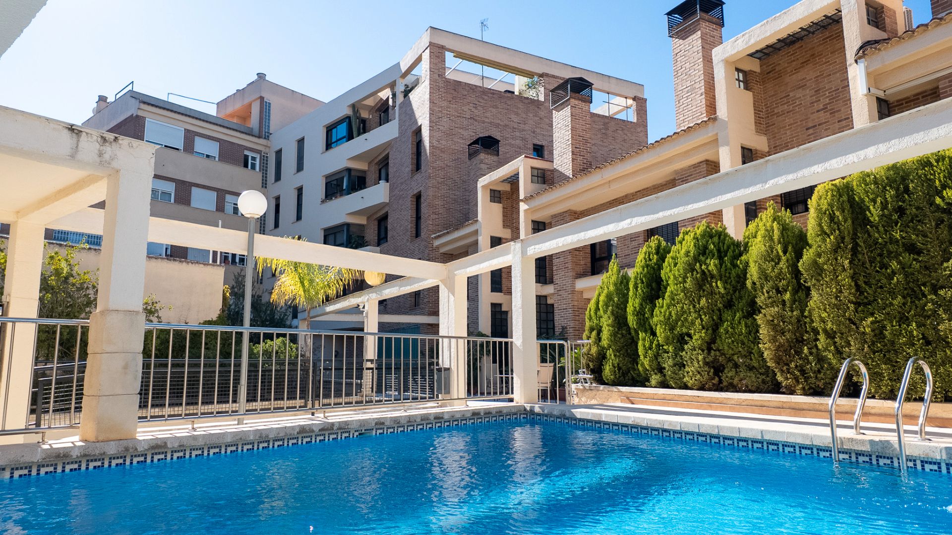 Swimming pool of Attic for sale in  Murcia Capital  with Air Conditioner, Heating and Private garden