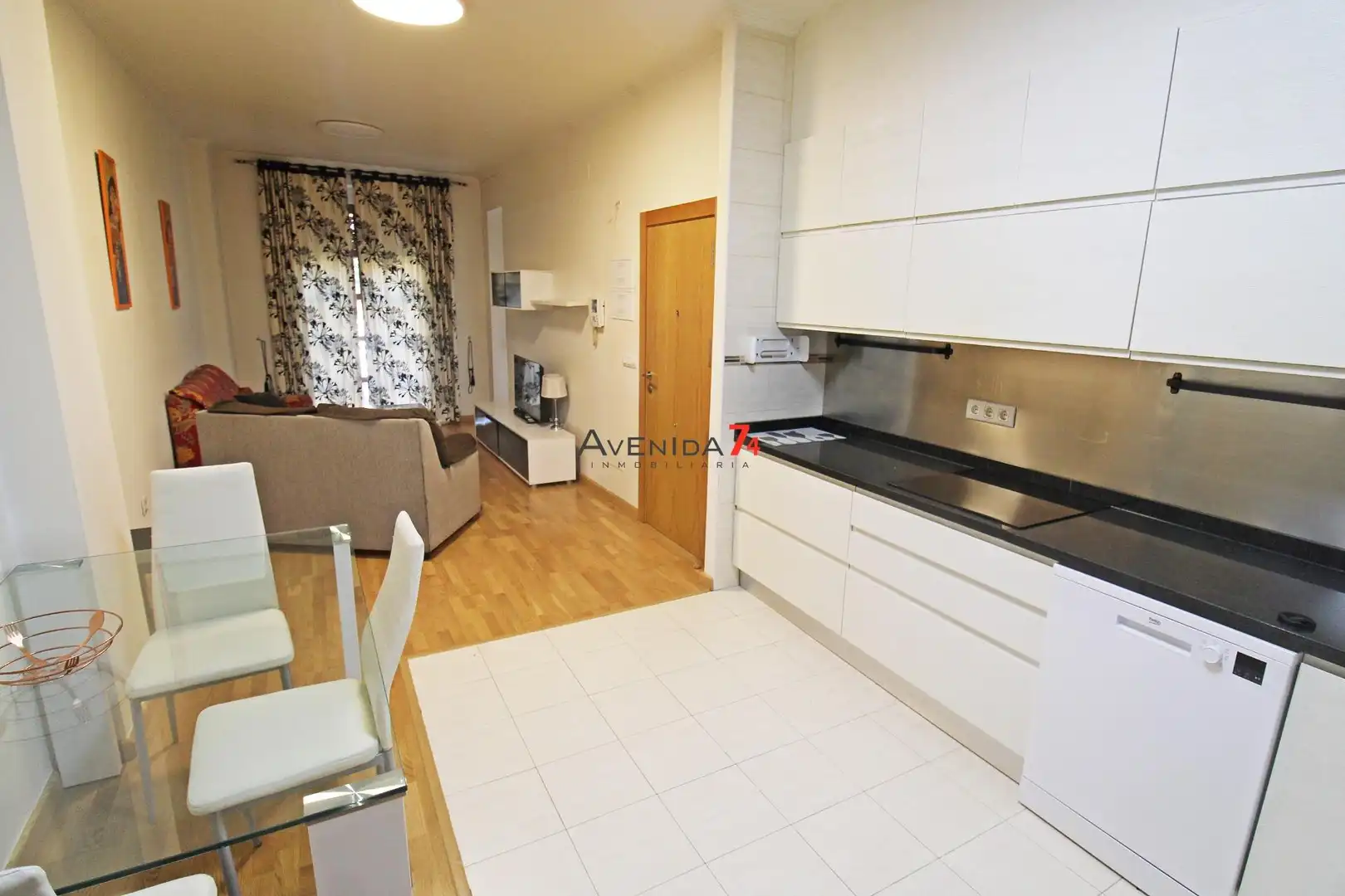 Cuina de Apartament en venda en Lorca amb Aire condicionat, Terrassa i Moblat