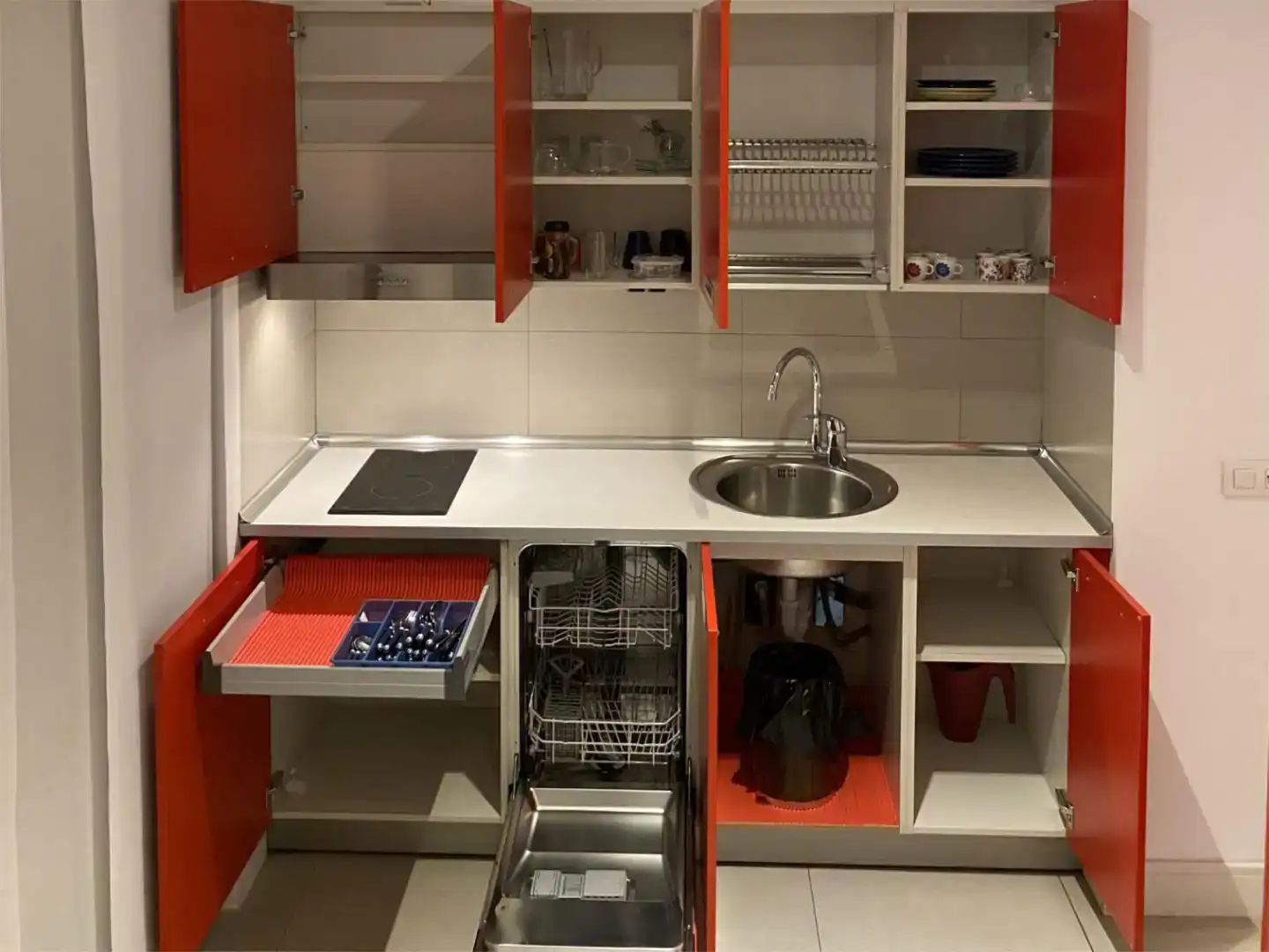 Cuina de Loft en venda en Madrid amb Aire condicionat, Jardí privat i Piscina
