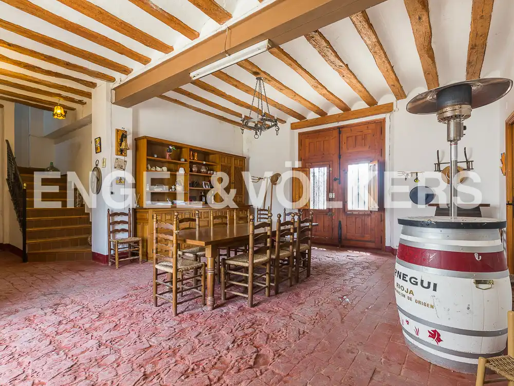 Comedor de Casa o chalet en venta en Mogente / Moixent con Calefacción y Jardín privado