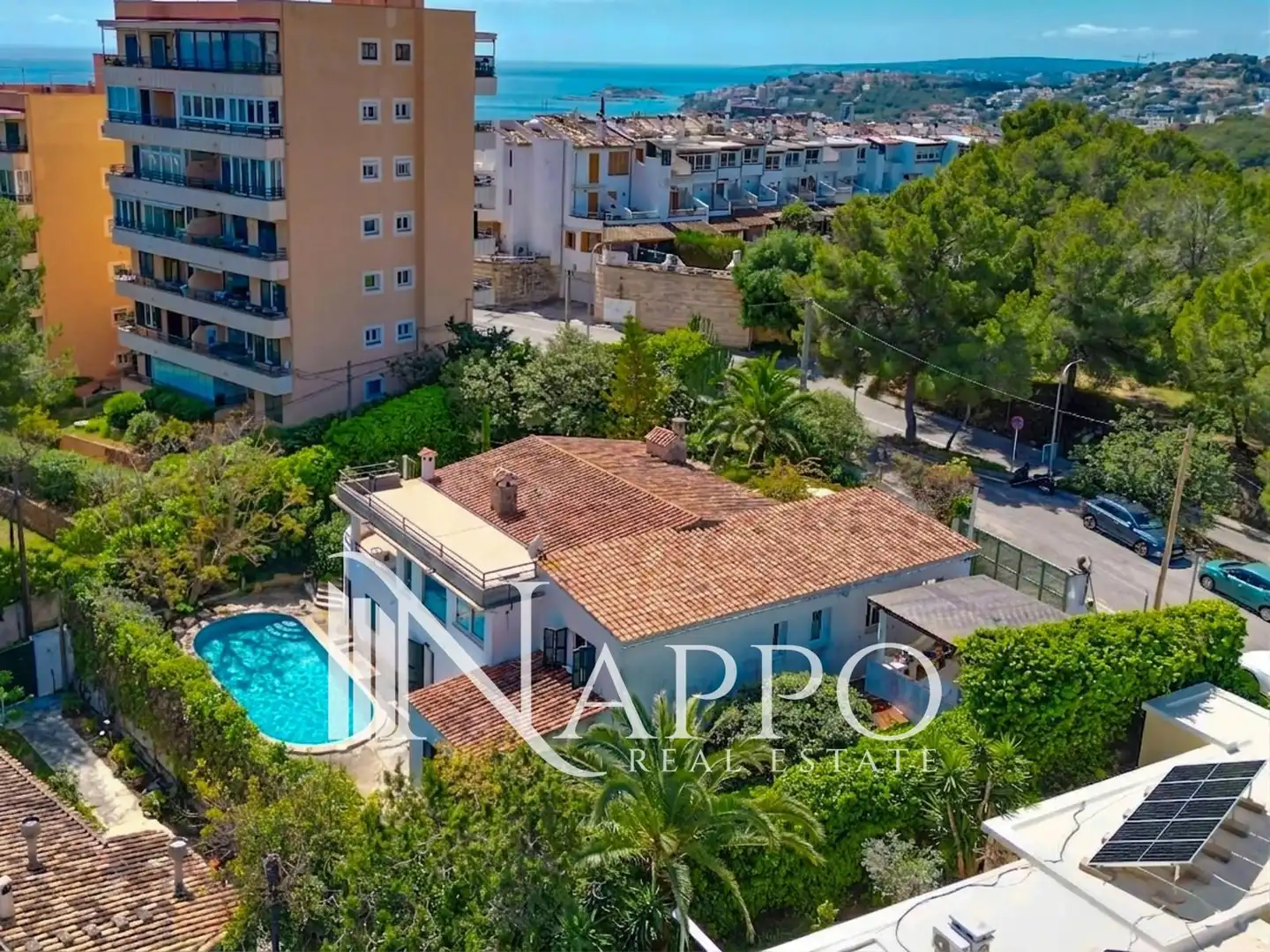 Vista exterior de Casa o chalet en venta en  Palma de Mallorca con Aire acondicionado, Piscina y Amueblado