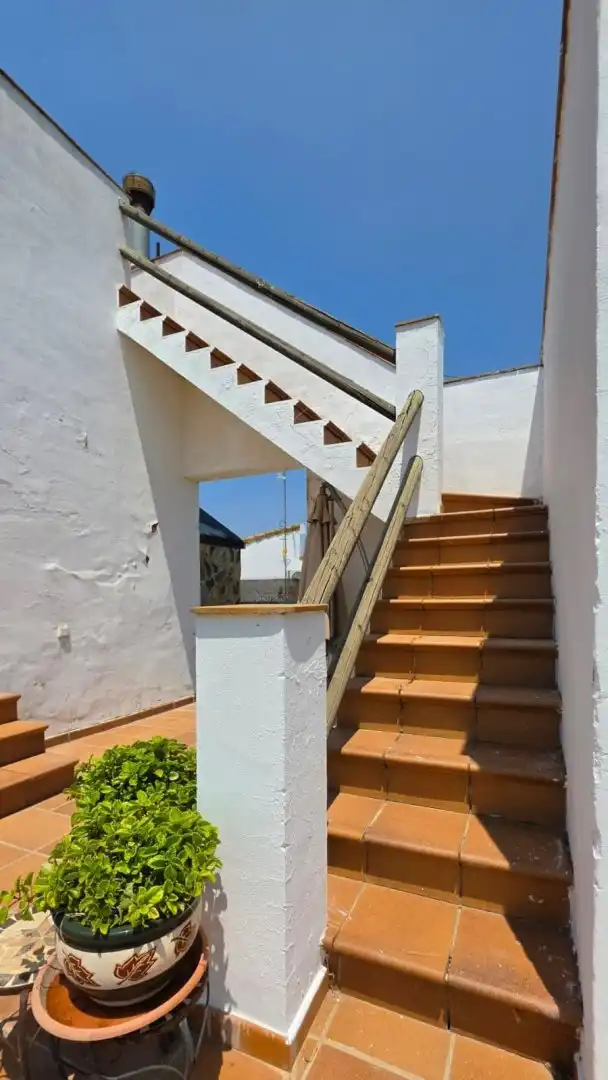 Terraza de Casa o chalet en venta en Guillena con Aire acondicionado y Piscina