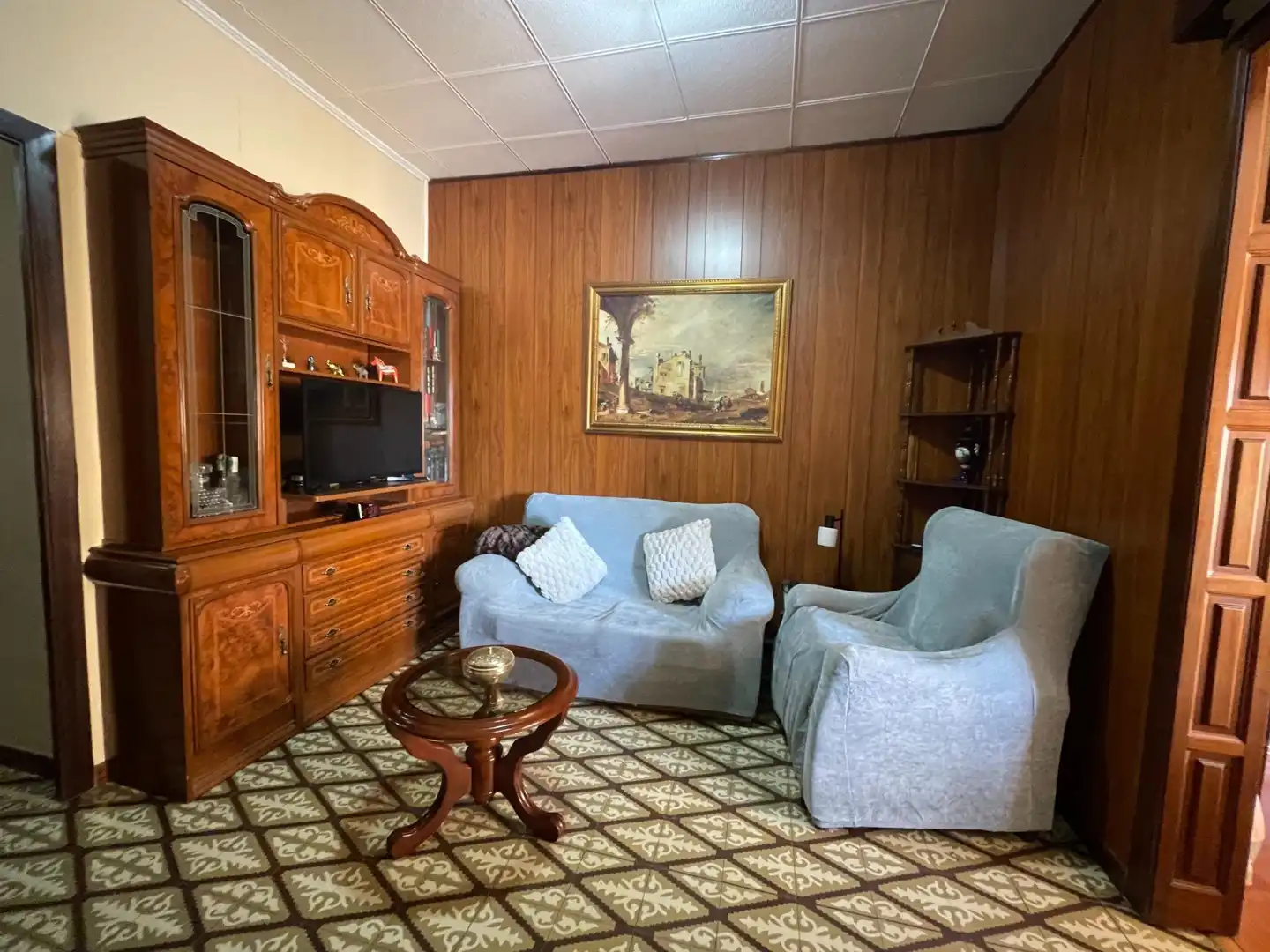 Sala de estar de Casa o chalet en venta en Calaf con Calefacción, Jardín privado y Parquet